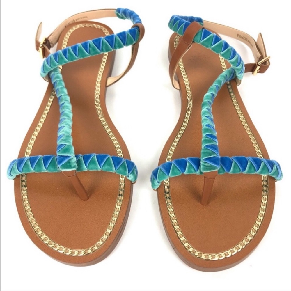 Vince Camuto Teal Blue Sandals Size 8.5